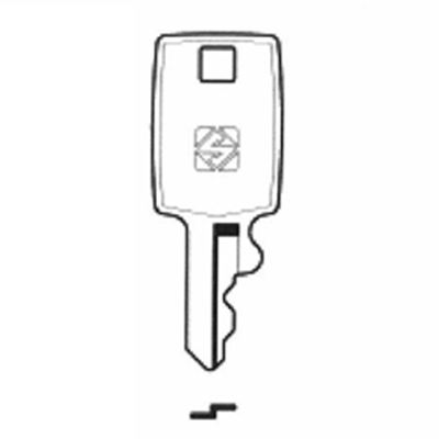 Picture of Silca SA1 Cylinder Key Blank