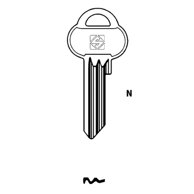 Picture of Silca ASS2 Cylinder Key Blank for ASSA