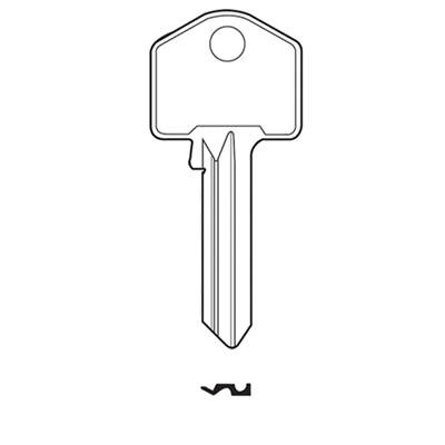 Picture of WMS8 Cylinder Key Blank for WMS