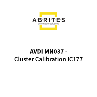 Picture of AVDI MN037 - Cluster Calibration IC177