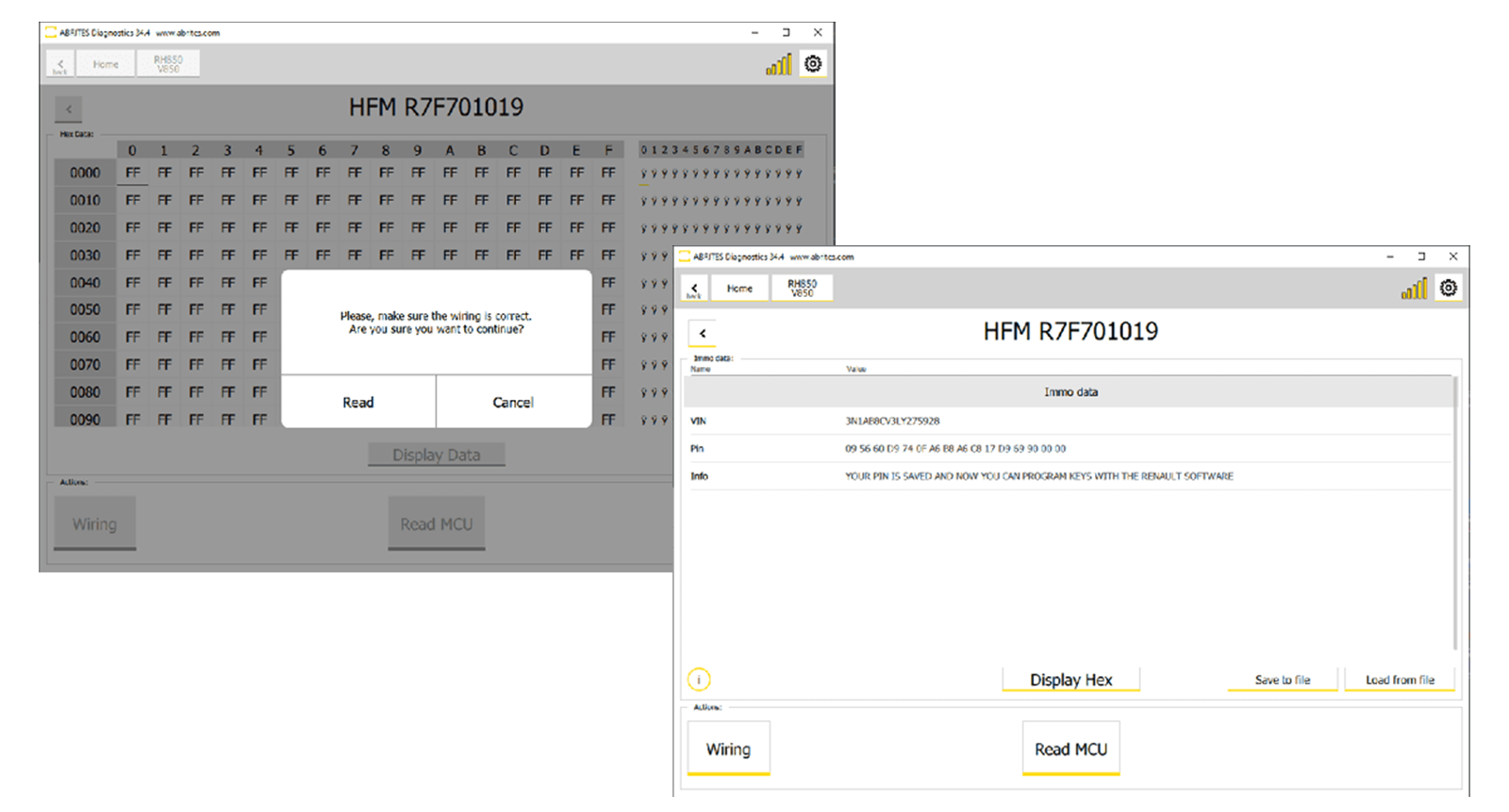 Programming Keys for a Renault Clio V in All Keys Lost Situations: A comprehensive guide (Section) 7