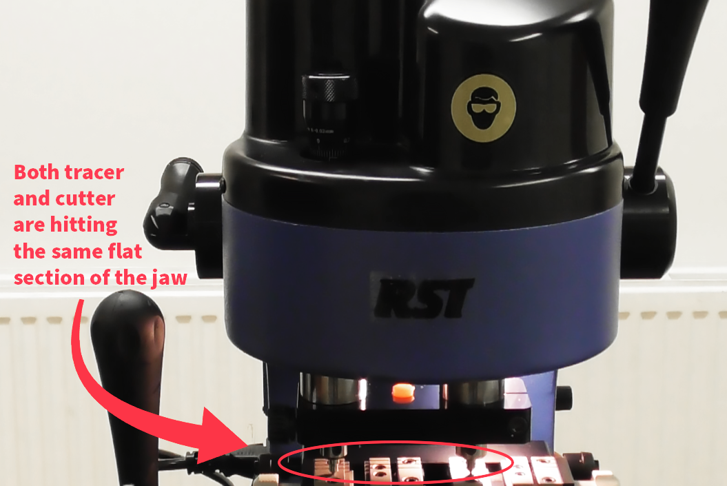 How To Calibrate Your RST Mustang Key Machine To Cut Dimple Keys  (Section) 6