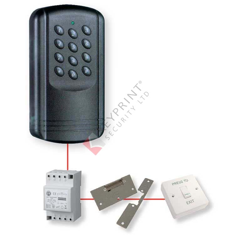 PROMI-ECO Self-Contained Keypad Kit With Electric Strike (100 User)