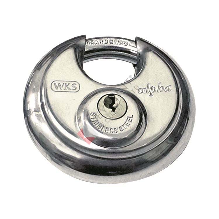 WKS 70mm Discus Padlock Keyed Alike (KA1)