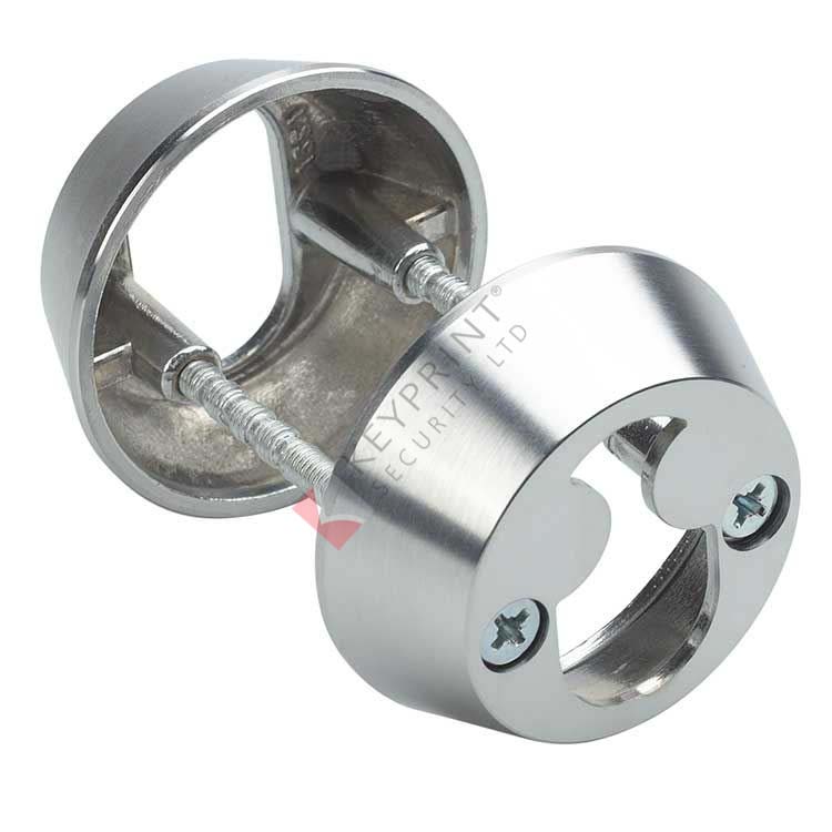 ASSA Outside Cylinder Ring & Inside Cylinder Ring for Scandinavian Cylinders (11mm) - Satin Chrome