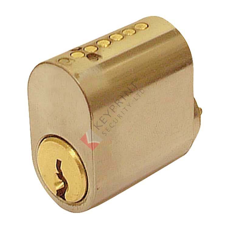 ASSA 6 Pin External Scandinavian Single Cylinder (PB)