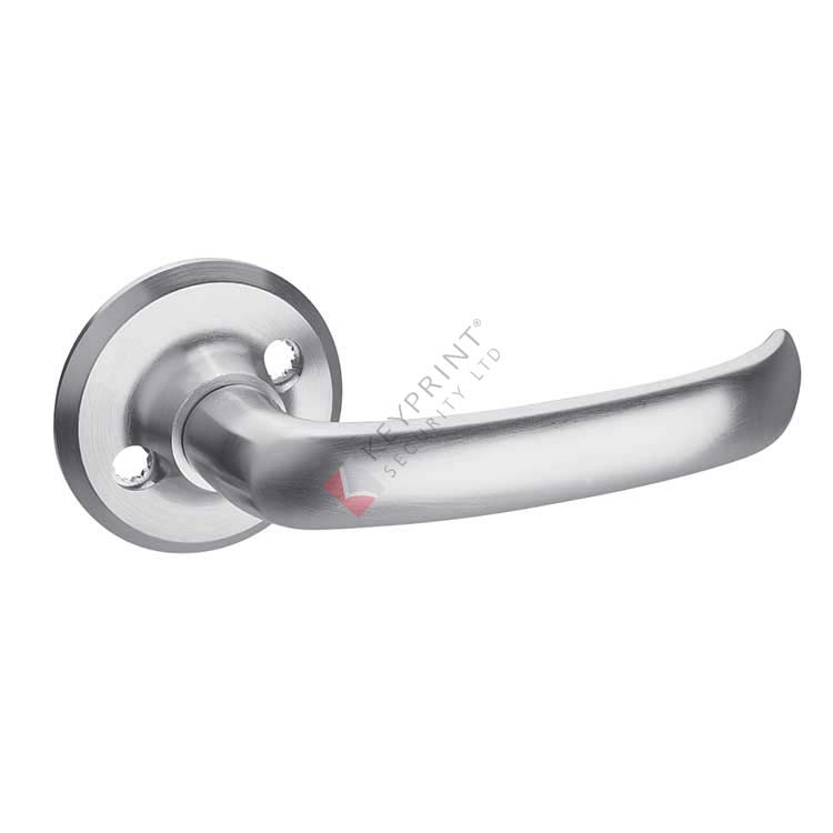 ASSA 6640 Classic Lever Handle - Sprung with Round Roses