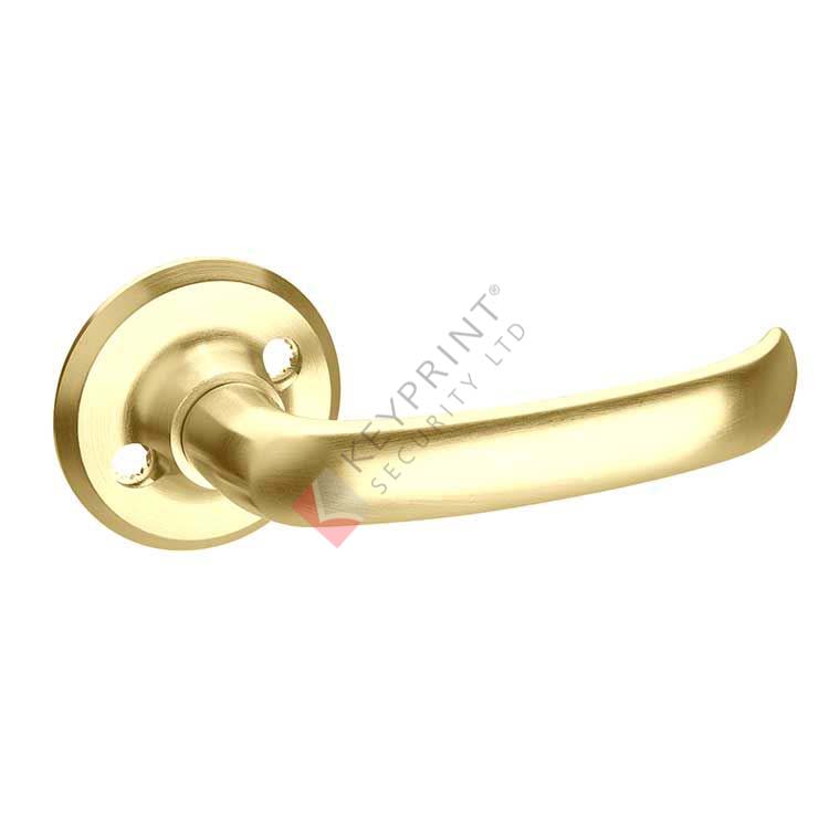 ASSA 6640 Classic Lever Handle - Sprung with Round Roses