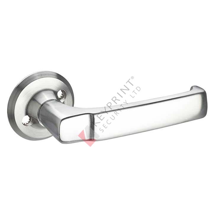 ASSA 6647 Classic Lever Handle - Sprung with Round Roses