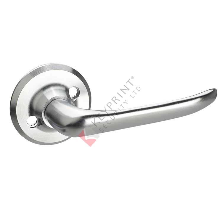 ASSA 6696 Classic Lever Handle - Sprung with Round Roses