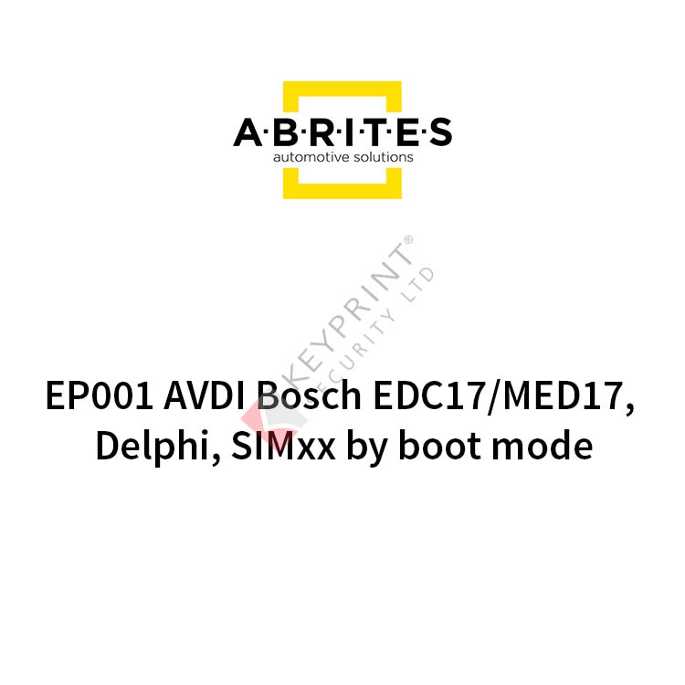 EP001 AVDI Bosch EDC17/MED17, Delphi, SIMxx by boot mode