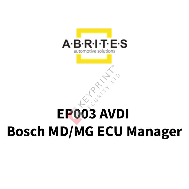 EP003 AVDI Bosch MD/MG ECU Manager