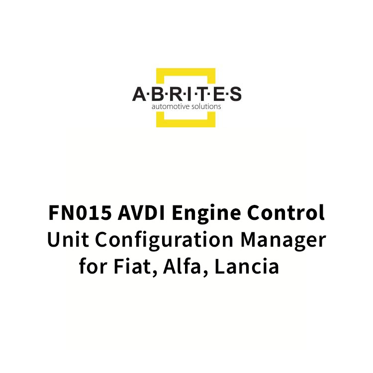 FN015 AVDI Engine Control Unit Configuration Manager for Fiat, Alfa, Lancia