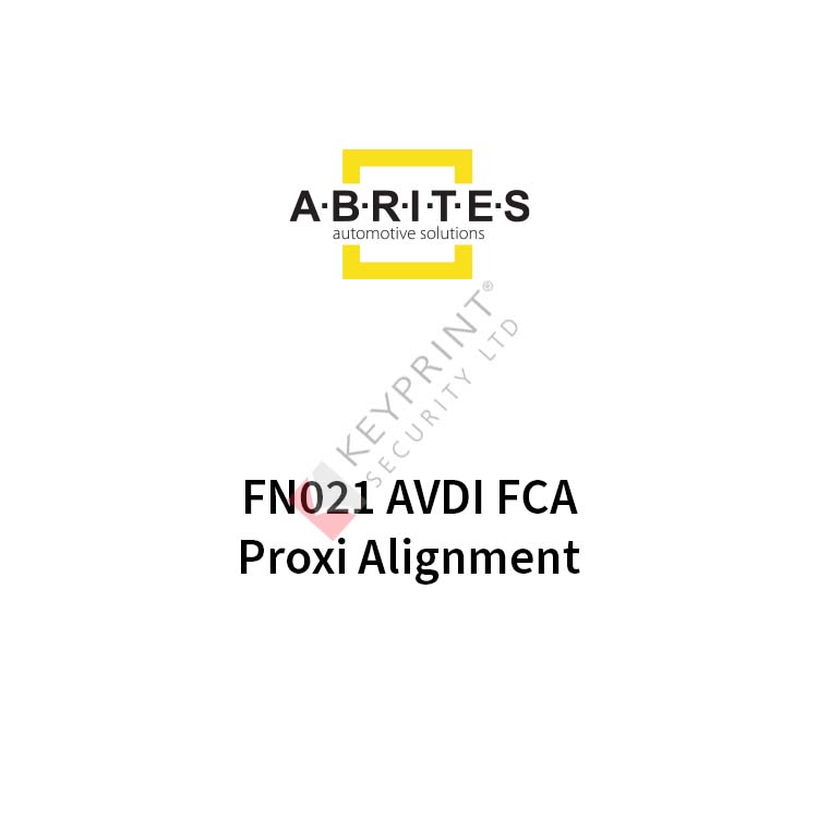 FN021 AVDI FCA Proxi Alignment