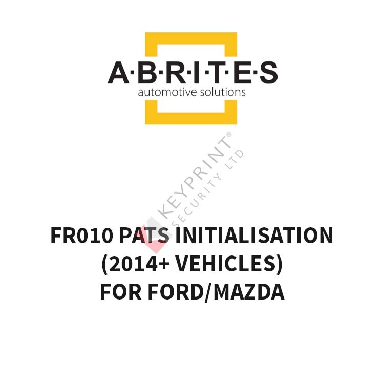 FR010 AVDI PATS Initialisation (2014+ vehicles) - Ford/Mazda