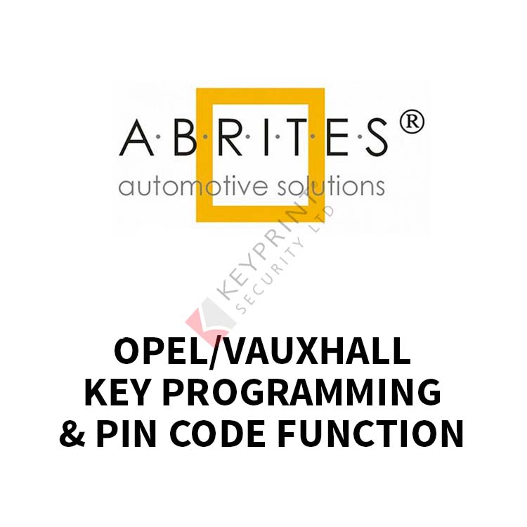 ON013 AVDI Pin and Key Manager for Opel, Vauxhall