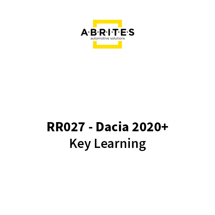 RR027 - AVDI Dacia 2020+ Key Learning - Special Function