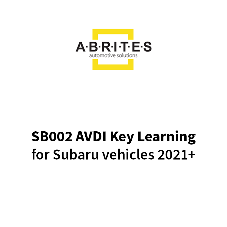 SB002 AVDI Key Learning for Subaru vehicles 2021+