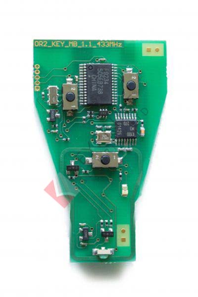 TA13 - Transponder for Mercedes Black Case Style