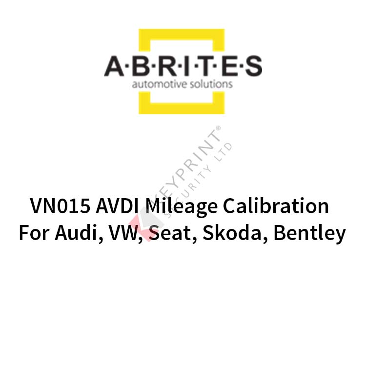 VN015 AVDI Mileage Calibration for Audi, VW, Seat, Skoda, Bentley