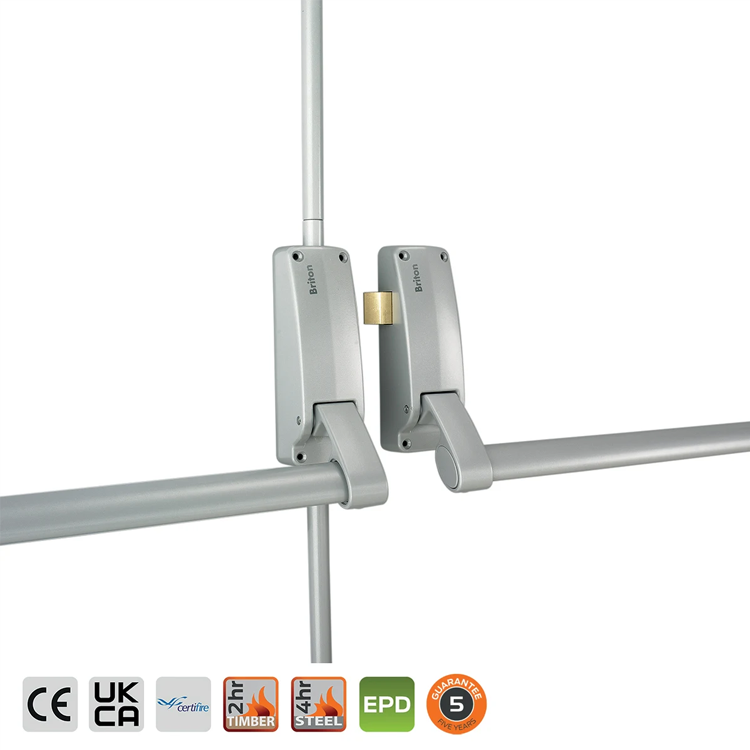 Briton 377 - Push Bar Panic Exit For Double Doors