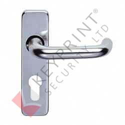 Round Bar Concealed Fixing Euro Lock Handles - Boxed