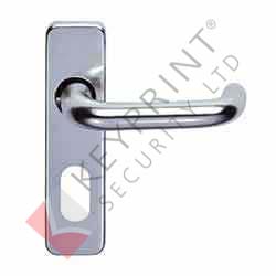 Round Bar Concealed Fixing Oval Lock Handles - Boxed