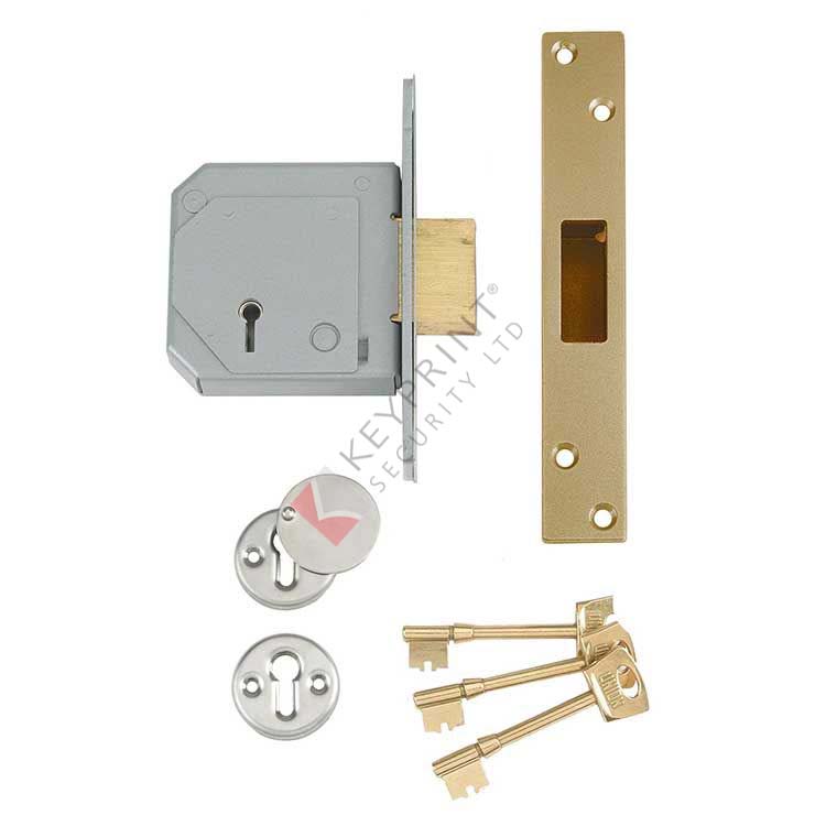 80mm 5 Lever Mortice Deadlock With 53mm Backset