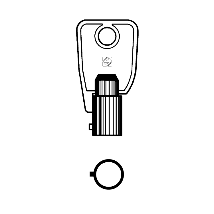 Silca CH9T Chicago Tubular Key