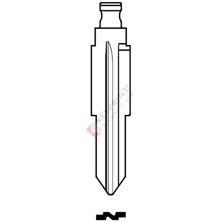 DWO5FH Silca Flip Key Blade