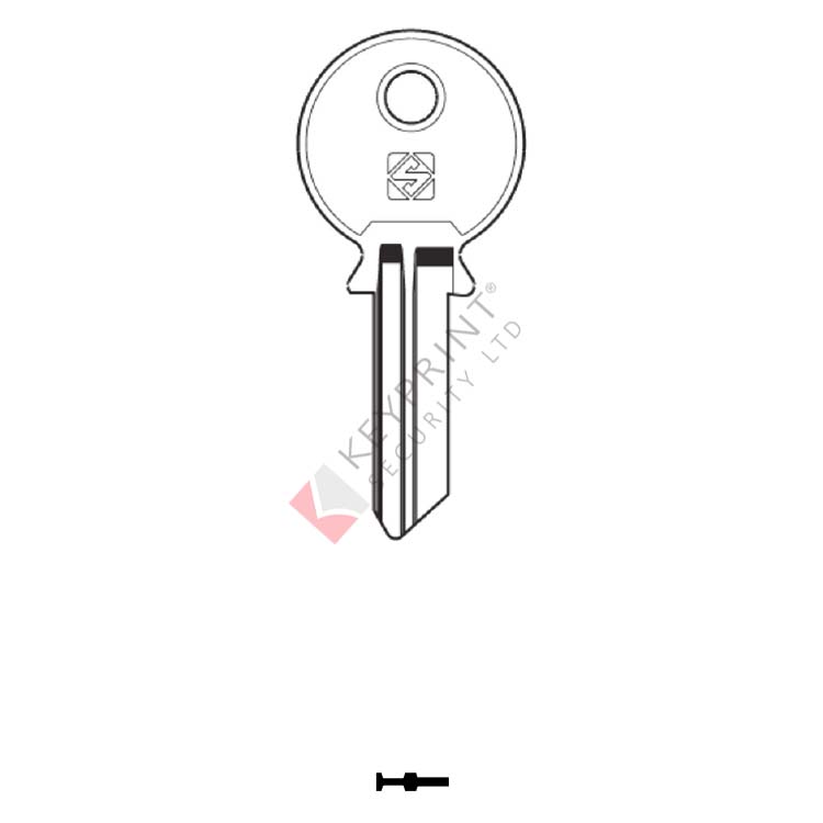 Silca FF17 Cylinder Key Blank for F.F.