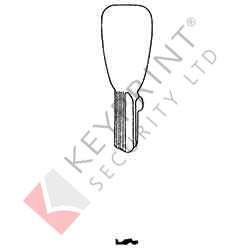 Genuine Key Blank For ERA Patio Door Lock