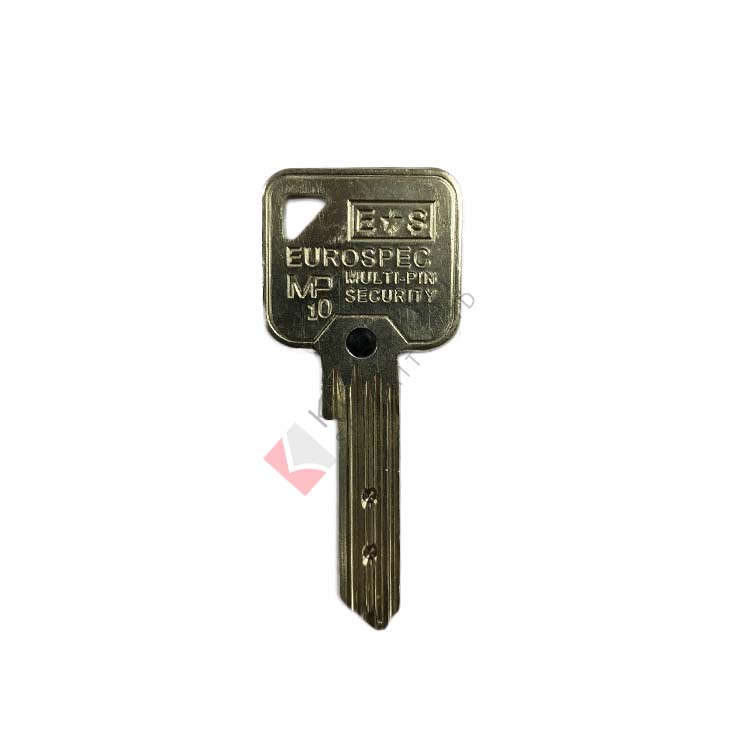 Genuine EUROSPEC MP10 Cylinder Key Blank