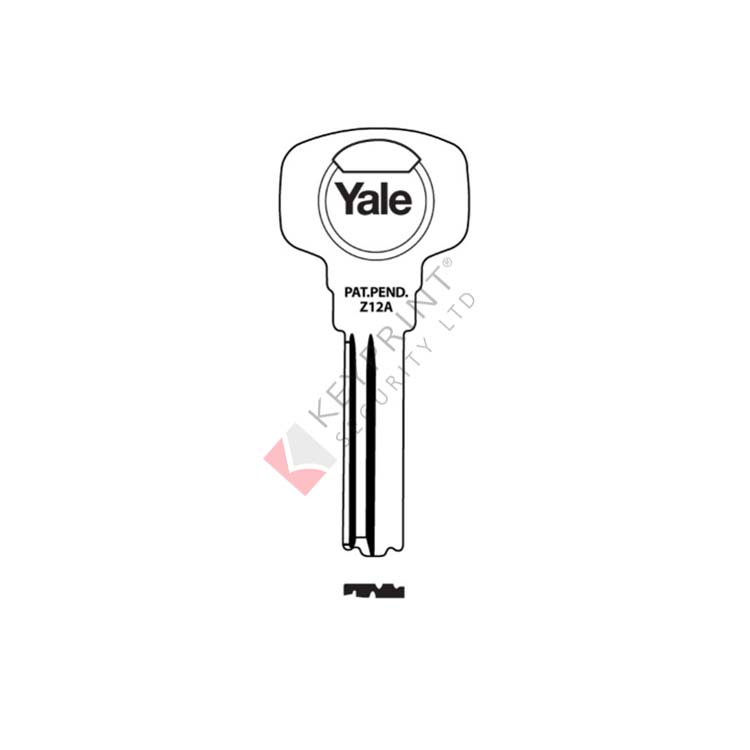 Genuine Patented Yale 10-Pin Key Blank for Yale Superior 1 Star Cylinders