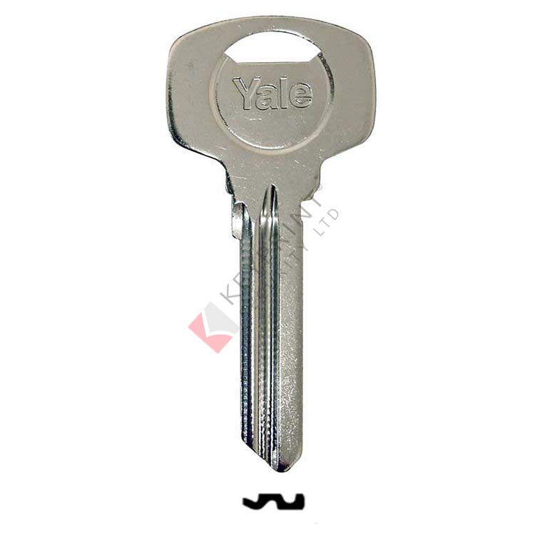 Genuine Yale YAX6 Patented 6-Pin Key Blank