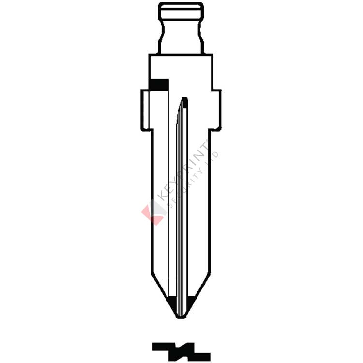 GT10FH Silca Flip Key Blade