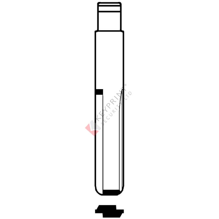 HU43FH Silca Flip Key Blade