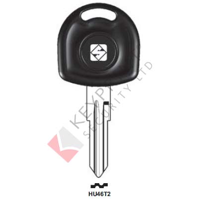 HU46T2 Transponder Key Blank for Opel-Vauxhall (CASE ONLY)