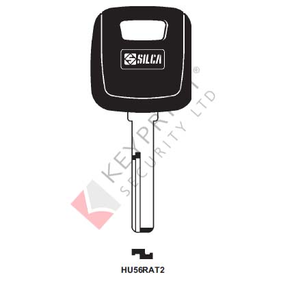 HU56RAT2 Transponder Key Blank for Volvo (CASE ONLY)