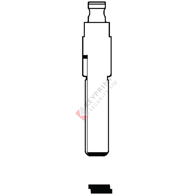 HU66FH Silca Flip Key Blade