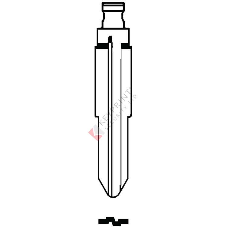 HYN10FH Silca Flip Key Blade