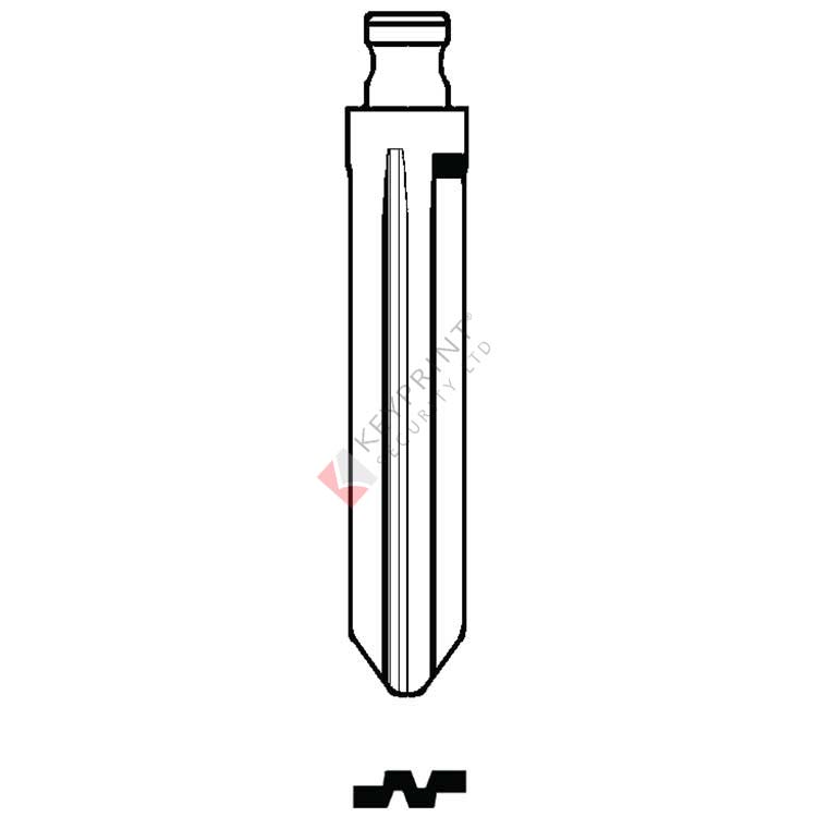 HYN14FH Silca Flip Key Blade