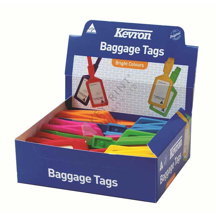 Kevron Baggage Tags - Counter Display Box