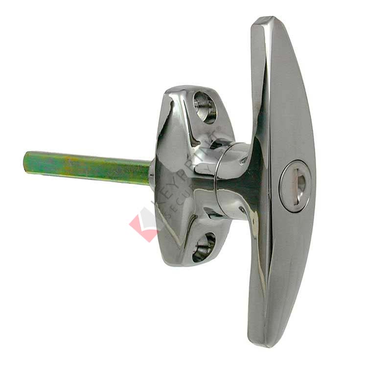 Small Garage Door 'T' Handle (Square Spindle)