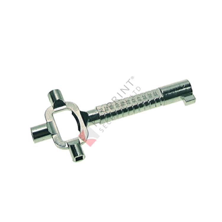 Metal Universal Key For Profile Cylinder Without Square Drive