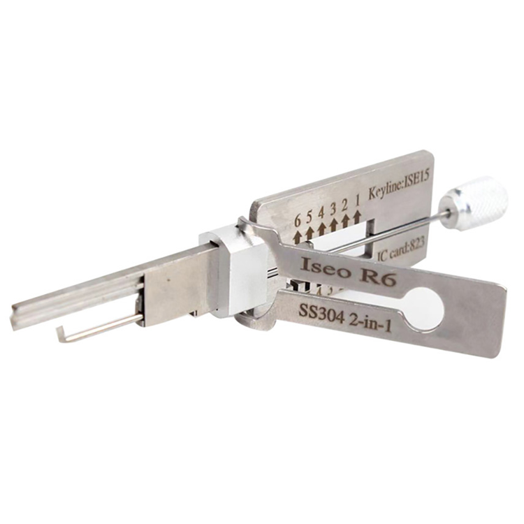 Lishi-Style Iseo R6 2-in-1 Pick & Decoder