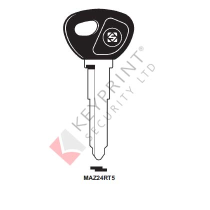 MAZ24RT5 Transponder Key Blank for Mazda (CASE ONLY)