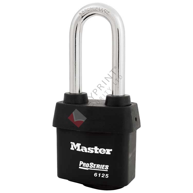 60mm Master ProSeries 6125LJ Re-Keyable Long Shackle Padlock