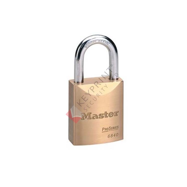 44mm Master Wide 6840 ProSeries Solid Brass Rekeyable Pin Tumbler Padlock