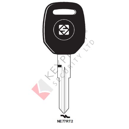 NE77RT2 Transponder Key Blank for Rover (CASE ONLY)